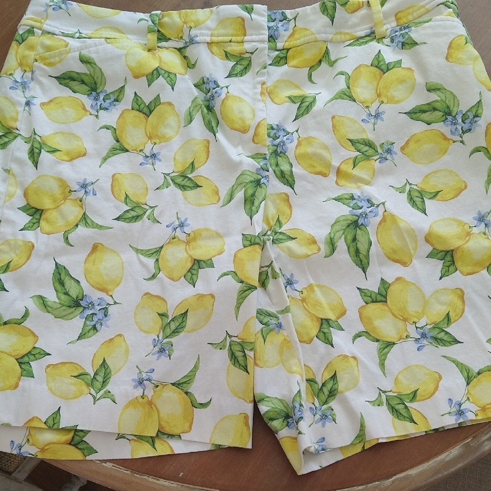 Talbots Lemon Print Women's Shorts